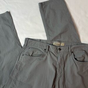 Patagonia Gray Pants Men’s Sz 38 X 32 Straight Leg Organic Cotton